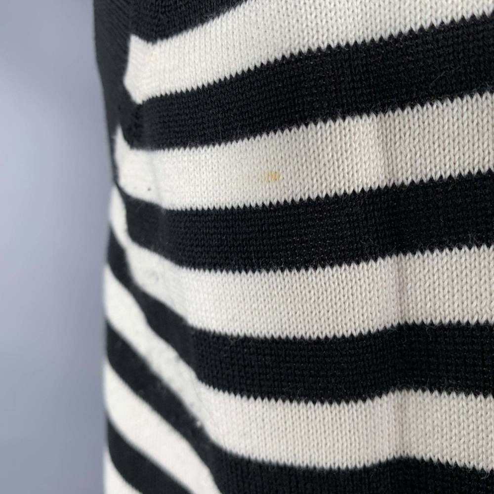 MARC JACOBS Black White Cotton Blend Polka Dot Vest - Picture 5 of 9